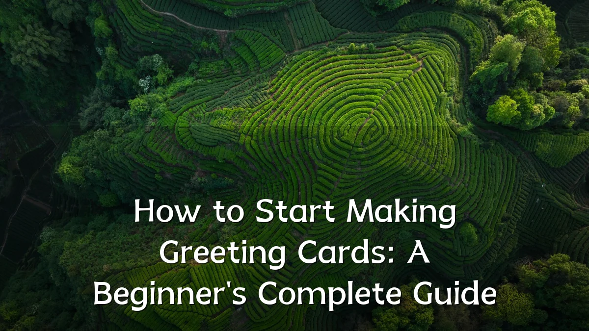 How to Start Making Greeting Cards: A Beginner's Complete Guide