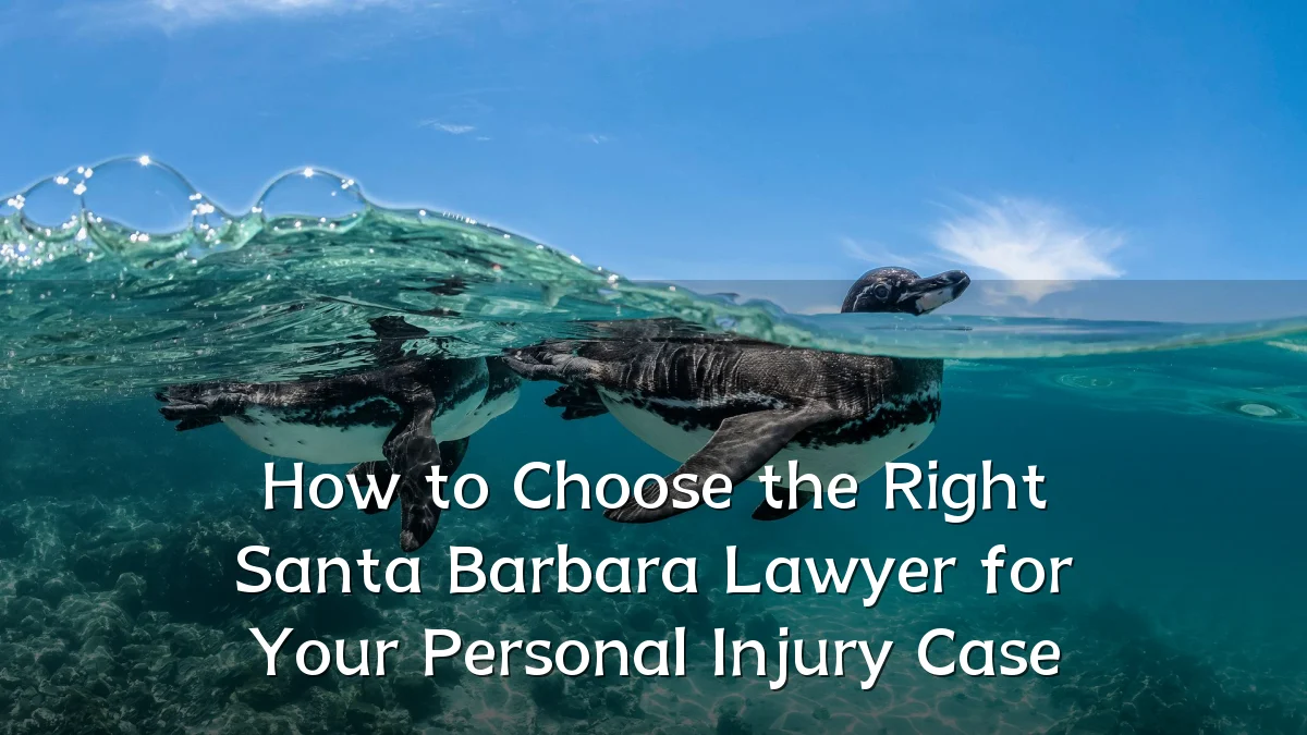 How to Choose the Right Santa Barbara Lawyer for Your Personal Injury Case