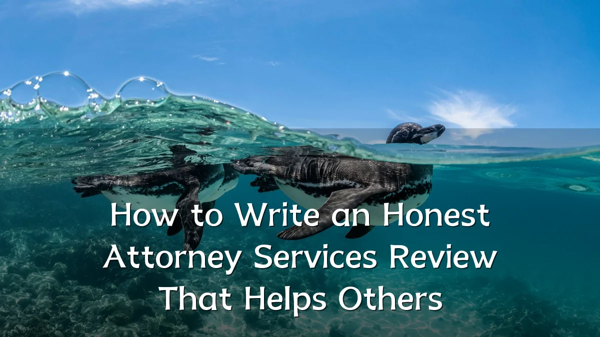 How to Write an Honest Attorney Services Review That Helps Others