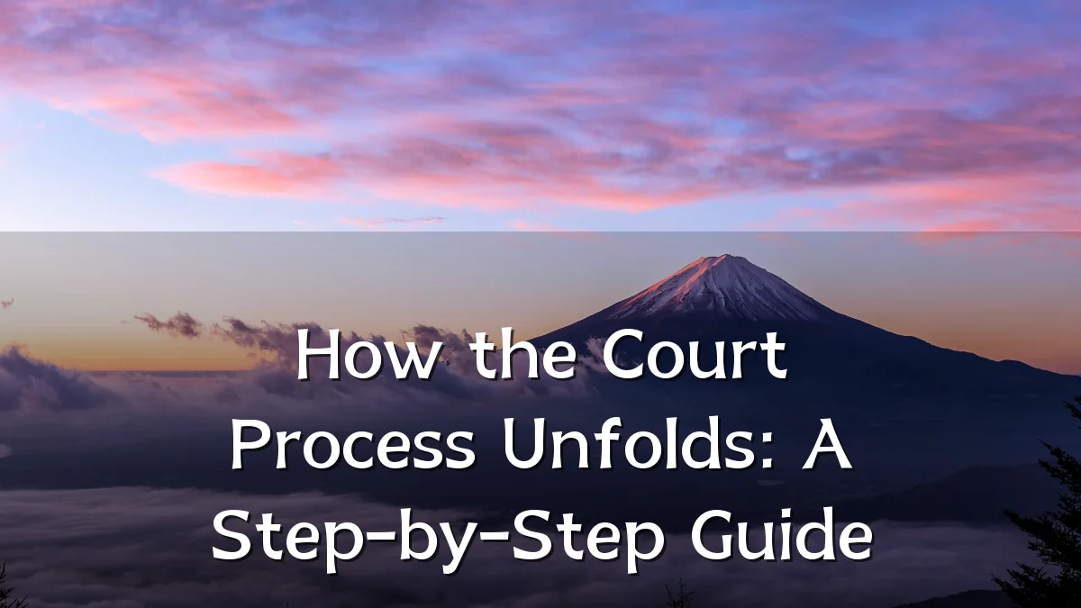 How the Court Process Unfolds: A Step-by-Step Guide