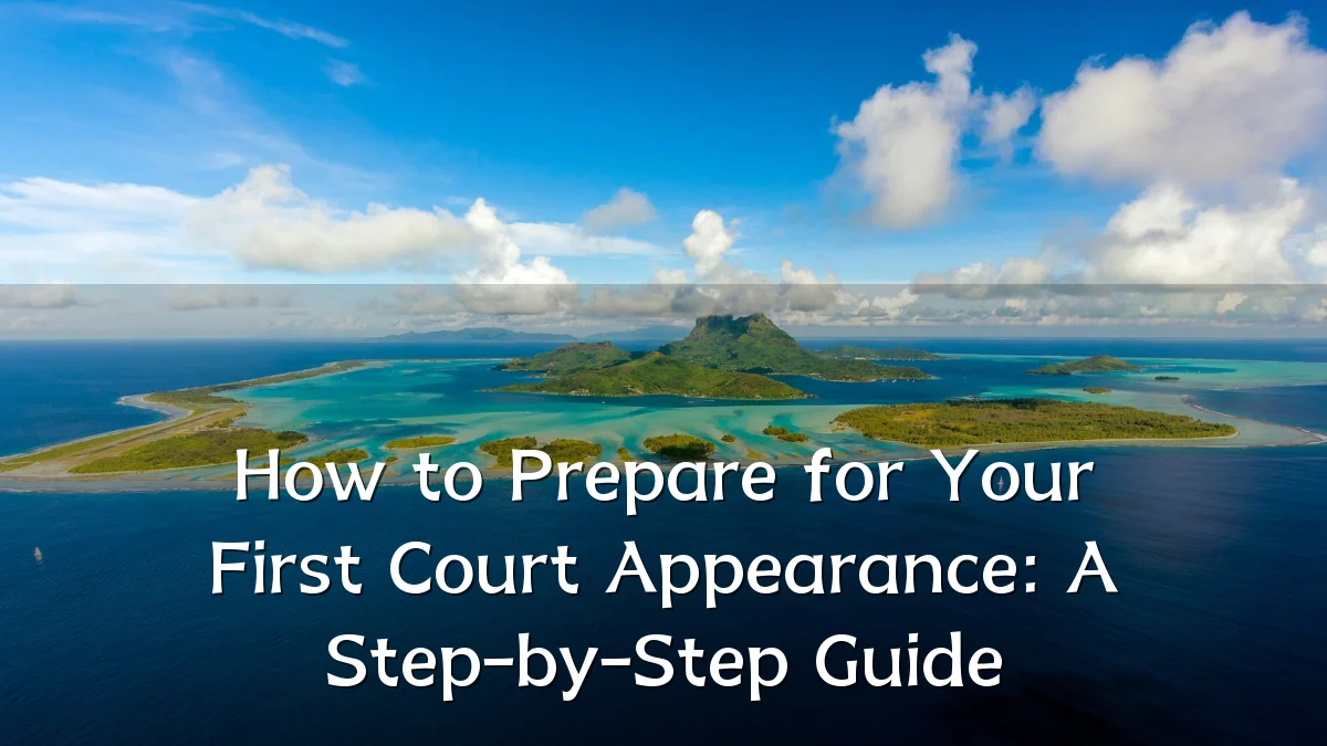 How to Prepare for Your First Court Appearance: A Step-by-Step Guide