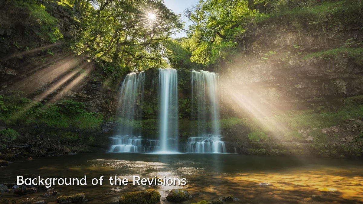 Background of the Revisions