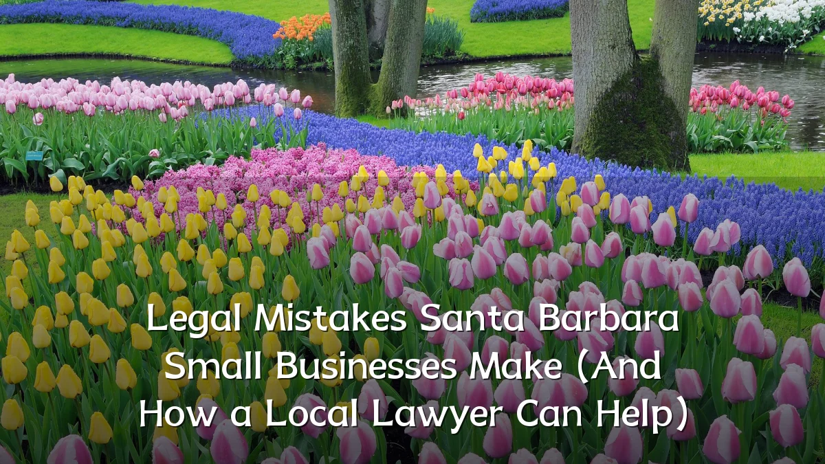 Legal Mistakes Santa Barbara Small Businesses Make (And How a Local Lawyer Can Help)