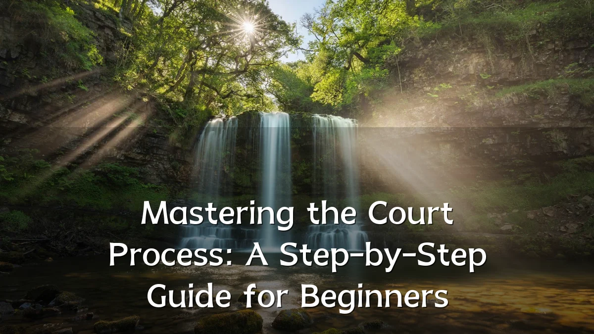 Mastering the Court Process: A Step-by-Step Guide for Beginners