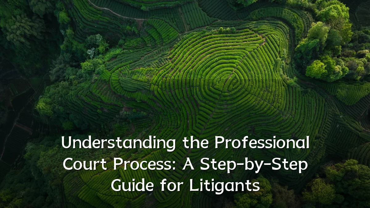 Understanding the Professional Court Process: A Step-by-Step Guide for Litigants